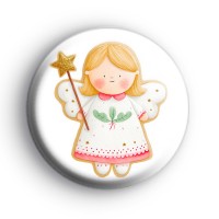 Cute Christmas Angel Badge