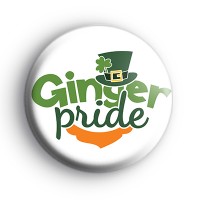 Ginger Pride Button Badge
