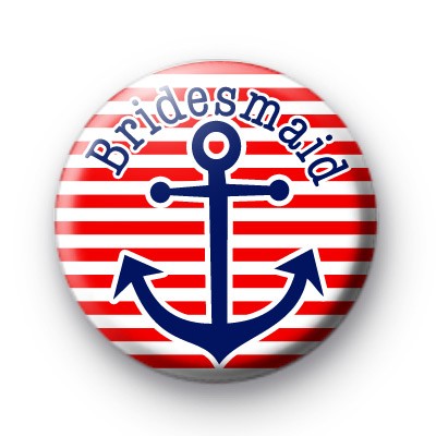 Custom Anchor Bridesmaid Badges