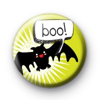 Bat Boo Button Badge