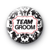 Black and Red Team Groom Badges