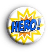 Yellow and Blue Hero Badge