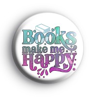 Books Make Me Happy Badge