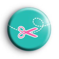 Blue Craft Scissors Badges