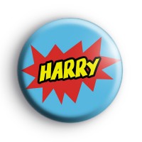 Custom Comic Book Style Name Badge