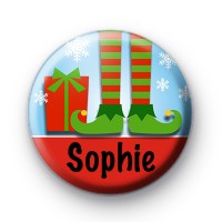 Custom Festive Elf Name Badge