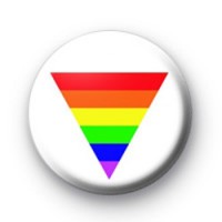 Gay Rainbow Pride Triangle Badge