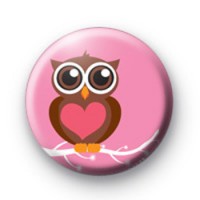 Hoot cute Owl Badge