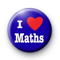I Love Maths Blue Badges
