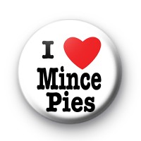 I Love Mince Pies Badge