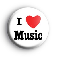 I Love Music Badge