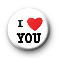I Love You Badge