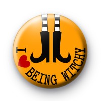 I Love Being Witchy Badge