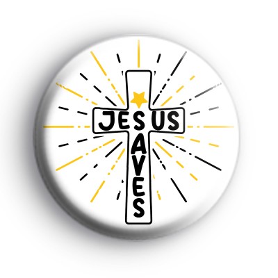 Jesus Saves Faith Badge