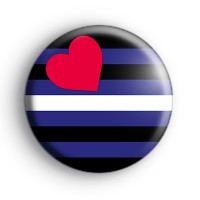 Leather Pride Flag Badge