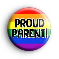 Rainbow Proud Parent Flag Badge