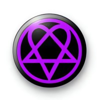 Heartagram Purple Badges