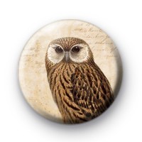 Retro Owl 2 Button Badge