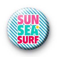 Sun Sea Surf Button Badges
