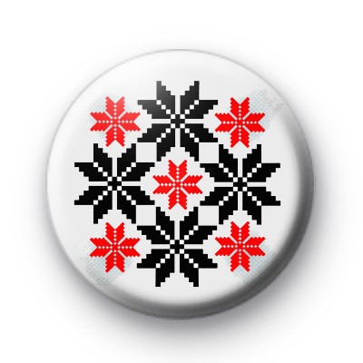 Swedish Snowflakes Badges