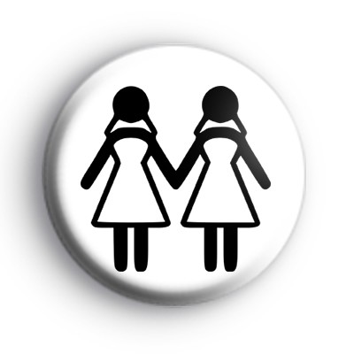 LGBTQIA Pride Two Brides Wedding Badge