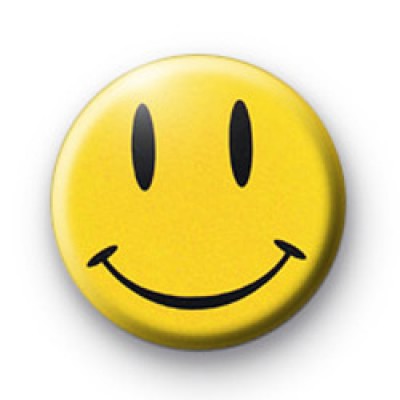 Yellow Watchmen Smiley Face badges
