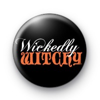 Spooky Wickedly Witch Badge